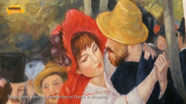 Dance at Bougival - Pierre Auguste Renoir | Museum Quality Handmade Art Reproduction смотреть онлайн