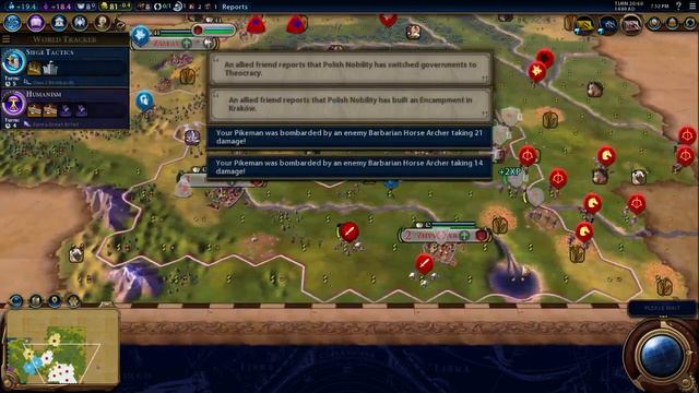 CIV 6 Deity - Jadwiga's Legacy (Poland scenario), Part 2 смотреть онлайн