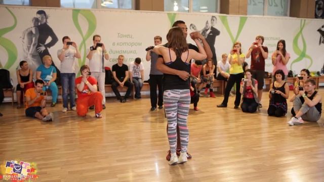 Musicality in kizomba from Max Kumashev & Helen Karukova @ Yut Kizomba Fest 2013.11.24 смотреть онлайн