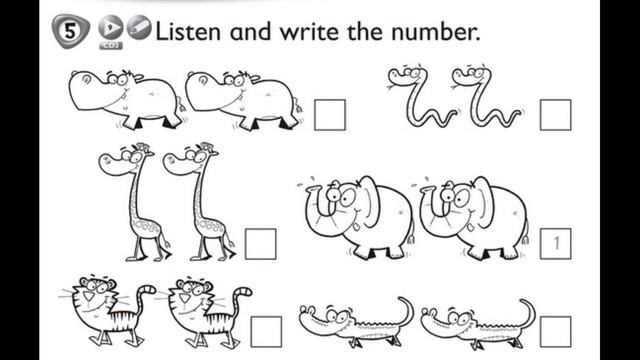 Kid's Box 1, Unit 7, Activity Book, Page 50, exercise 5 смотреть онлайн