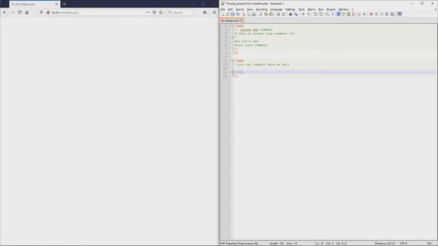 How to add comments in php смотреть онлайн