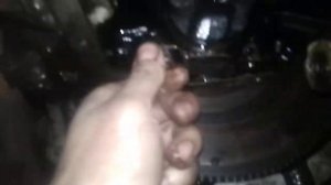 как снять поддон на ауди 80 б3 . и посмотреть вкладыши