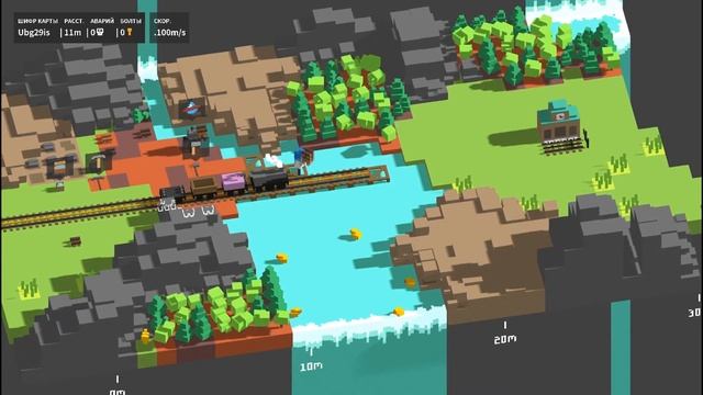 Разбираюсь в игре | Unrailed! прохождение #1