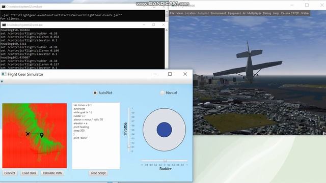 FlightGear Java Desktop Application смотреть онлайн