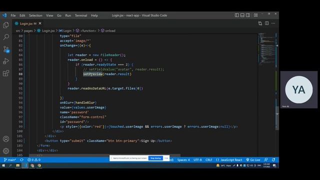 Uploading an image using formik смотреть онлайн
