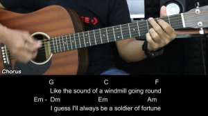 Soldier Of Fortune - Deep Purple | EASY Guitar Tutorial with Chords / Lyrics - Guitar Lessons