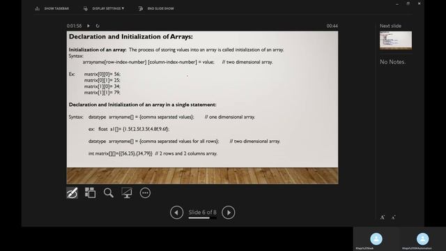 Java Training Session-6 Arrays in Java. смотреть онлайн