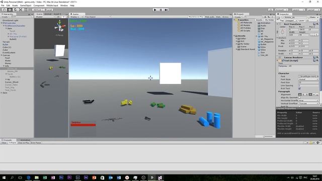 Создание скрипта стрельбы, подбора оружия и патрон смотреть онлайн