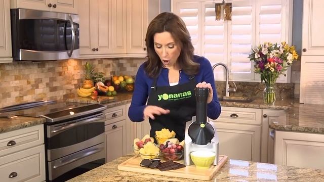Yonanas Classic Vegan Non-Dairy Frozen Fruit Soft Serve Dessert Maker смотреть онлайн