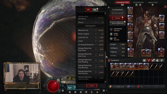 Endgame UPHEAVAL AoZ Barbarian Build - Diablo 4