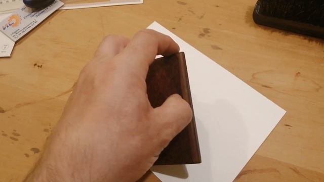 Визитница из ценных пород дерева- американского ореха и амаранта своими руками. смотреть онлайн