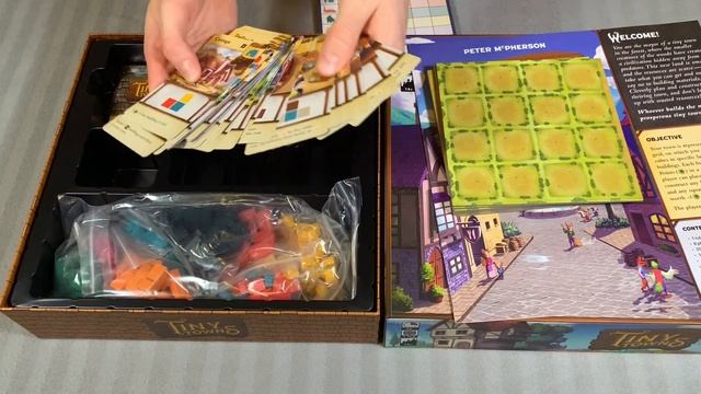 Распакуем настольную игру Tiny Towns ? смотреть онлайн