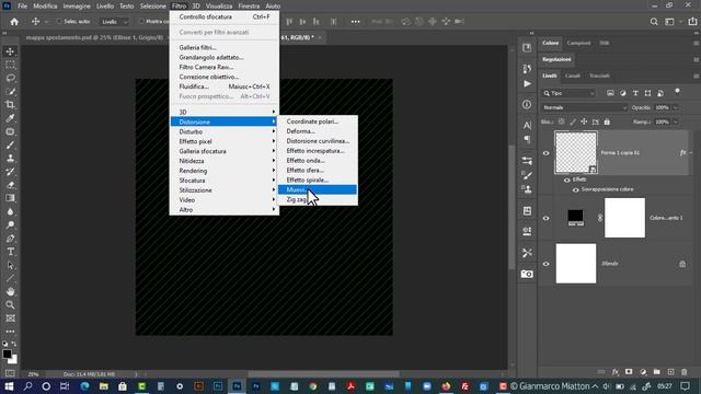 Effetto speciale su forme e testo in Photoshop + animazione - Prima parte. смотреть онлайн