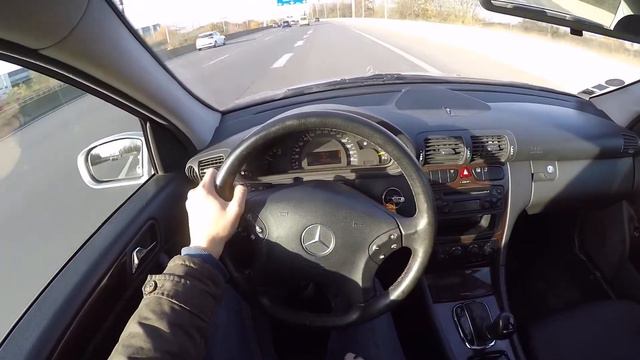 Mercedes Benz C220 CDI W203 POV Drive