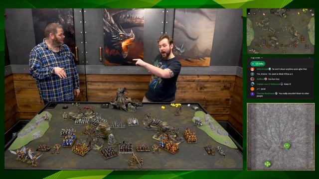 High Elves vs Bretonnians Warhammer Armies Project Live Battle Report смотреть онлайн