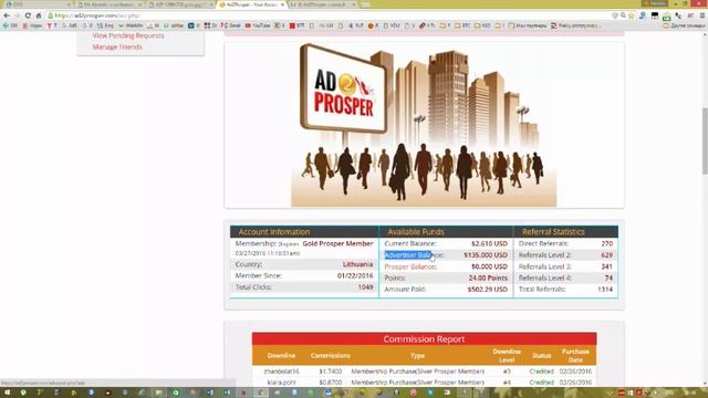 Ad2Prosper - Повышаем статус до Gold, 27 Февраля 2016г. смотреть онлайн
