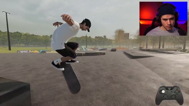 Ontario's LARGEST Outdoor Skatepark in Skater XL! | A Day at Ashbridges Bay смотреть онлайн