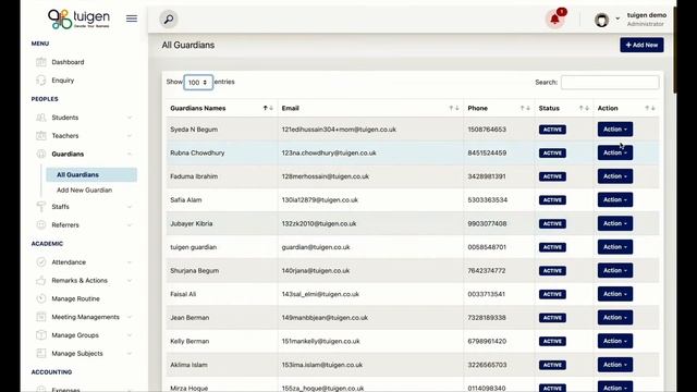 FAQ || How to add guardian in the Portal | Tuigen Limited смотреть онлайн