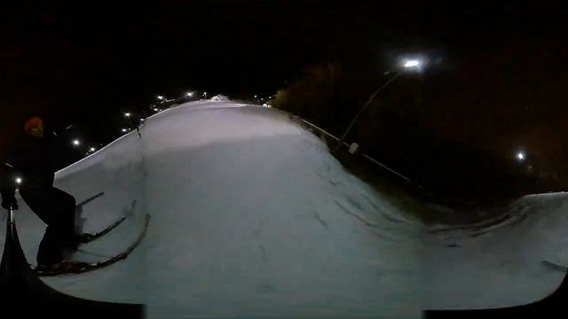 Горнолыжка, вне трассы. Панорама 360. Gigabyte JOLT DUO 360