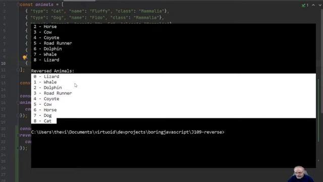 J109: Array.reverse смотреть онлайн