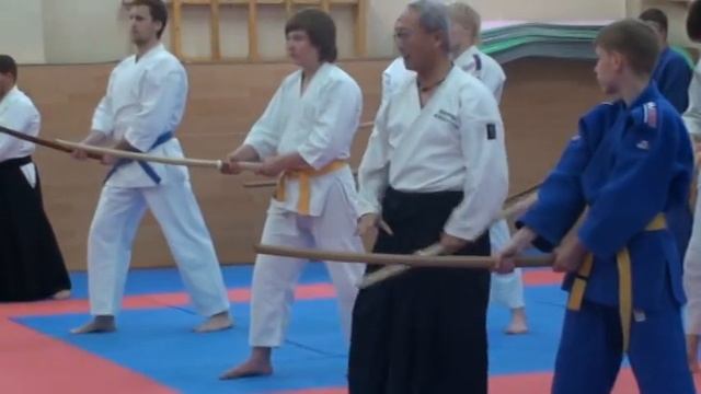 Kobudo Wakayama Masashi, seminar Russia 2011 Tomsk 1.MPG смотреть онлайн