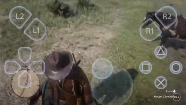 Играю в рдр2 на телефоне!?