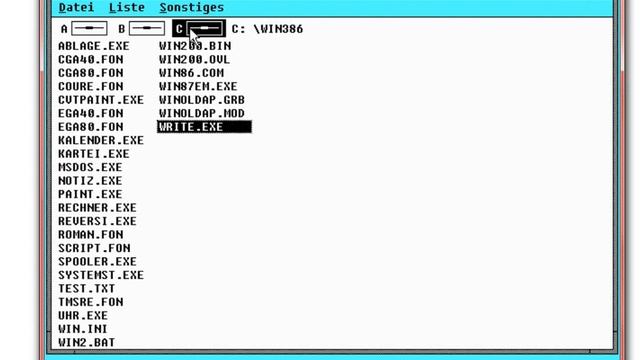 Windows/386 2.03 on PC/XT (PCem) смотреть онлайн
