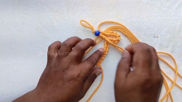 Macrame Butterfly Keychain | Macrame Animals | Macrame Keychain Tutorial