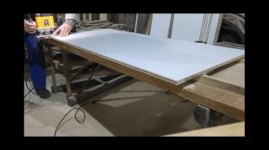 Раскрой ЛДСП циркулярной пилой и правилом. Мебель из ЛДСП своими руками. Монтаж Канта.