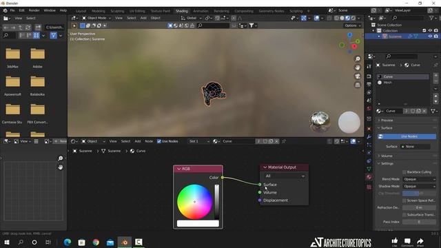 How to render Wireframe in Blender 3.0 (Easy Tutorial) смотреть онлайн