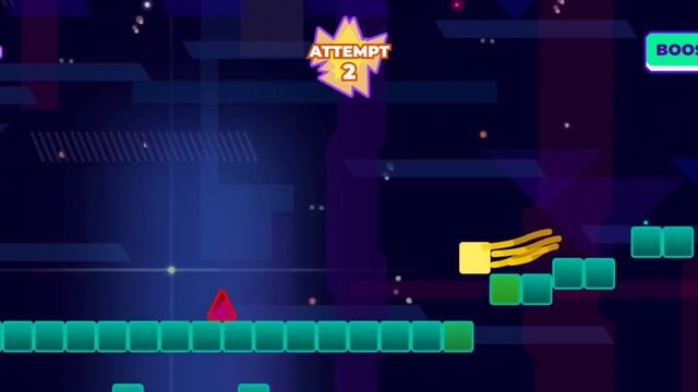 Прошел Первый Уровень в The Impossible Game 2 смотреть онлайн