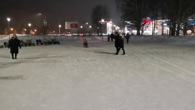 Электрический снегокат "Эльф". Первые испытания. смотреть онлайн