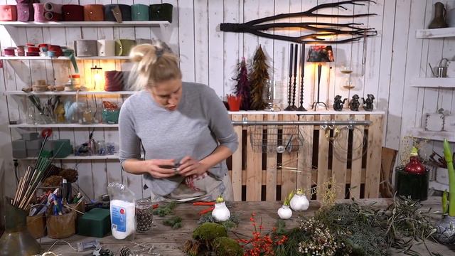 5 DEKORATIONEN MIT DER WACHS AMARYLLIS - WEIHNACHTSDEKO DIY смотреть онлайн