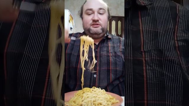 ПП спагетти с хлебом. Мукбанг. Обжор.