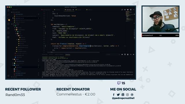 [PT/EN] Coding Website for a Client - ERISING.PT with React/Styled-Components! Follow && Sub смотреть онлайн