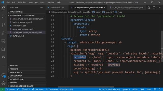 Kubernetes Policy using OPA Gatekeeper смотреть онлайн