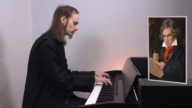 ЛУННАЯ СОНАТА (1 часть) – Людвиг ван Бетховен / Исполняет Монах Авель / Moonlight Sonata, ор.27, №2 смотреть онлайн