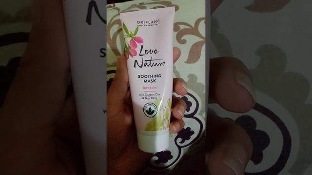 Oriflame Love Nature Soothing Mask Review.. #oriflame#love#nature#soothing#mask#review