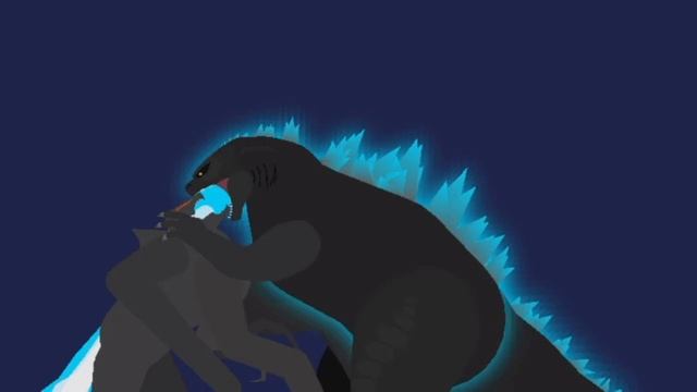 Godzilla kills a MUTO of female | Movie scene | STICK NODES смотреть онлайн