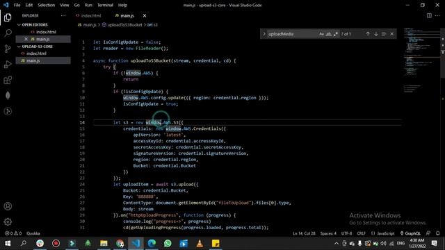 How to upload file to AWS S3 Bucket using JavaScript смотреть онлайн