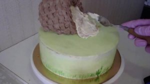 Торт с клубникой ?на день рождения?Как украсить торт клубникой