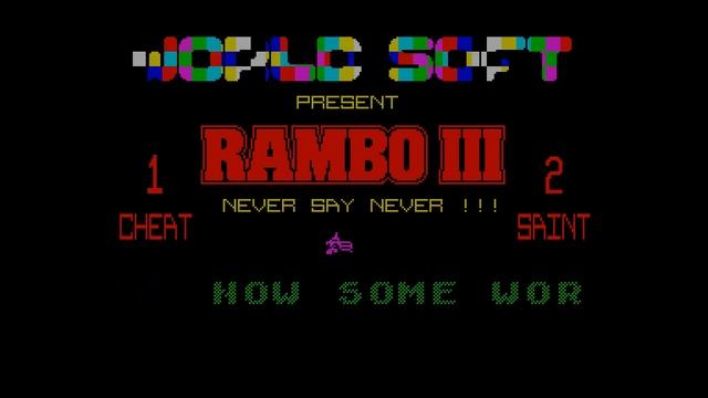 Rambo 3 Crack Intro - World Soft [#zx spectrum] смотреть онлайн