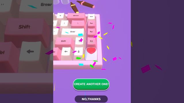 DIY Keyboard 3D ⌨️🌈🌸All Levels Gameplay Android, iOS DK3D1GP1 New Game* смотреть онлайн
