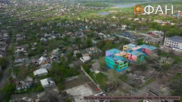 Donbass | Popasnaya, the town is now under the control of Lugansk People's Republic смотреть онлайн