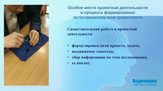 Организация проектной и исследовательской деятельности для формирования естественно научной грамотн смотреть онлайн