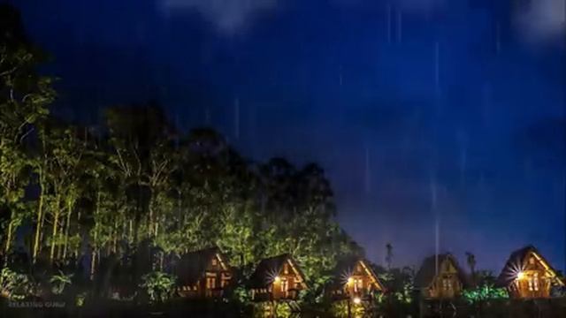 Heavy Thunderstorm Sounds | 8 Hours Rain, Thunder and Lightning Sound Effects смотреть онлайн