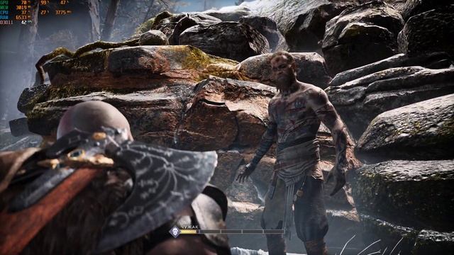 God of War PC on GTX 1060(3gb) PS4 PRO setting . Kratos vs Baldur . смотреть онлайн