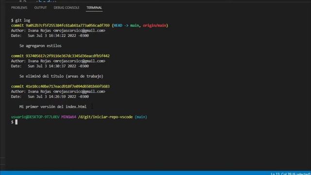 GIT: GIT STATUS + GIT LOG. Cómo inspeccionar un repositorio en Git?. смотреть онлайн