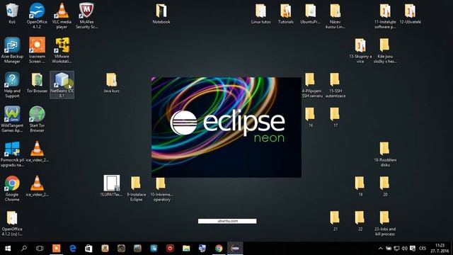 Programovací jazyk Java - 9 - Instalace vývojového prostředí Eclipse смотреть онлайн