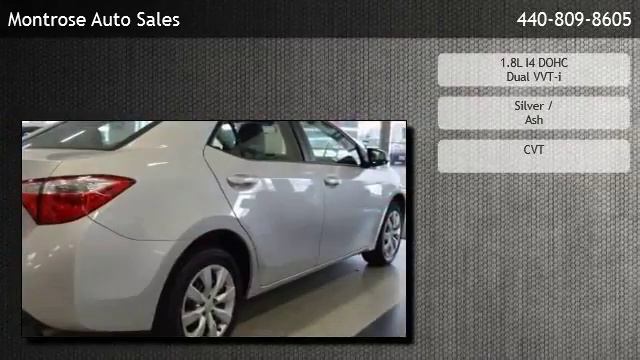 2014 Toyota Corolla LE Plus - Euclid смотреть онлайн